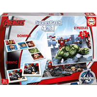 SUPERPACK 4 EN 1 EDUCA AVENGERS 