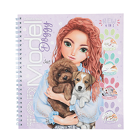 Create your TOPModel Doggy Colouring Book