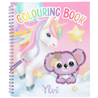 Ylvi libro de colorear con unicornio y lentejuelas