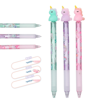 Ylvi bolígrafo de gel borrable con figura de unicornio