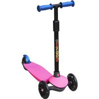 Patinete 3 ruedas Street Wheels Rosa con luz.