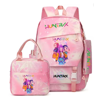 Mochila KPOP DEMON HUNTERS rosa 45x30x18