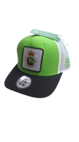 GORRA TRUCKER REAL RACING CLUB SANTANDER BICOLOR ESCUDO ADULTO