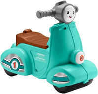 Fisher-Price Ríe y Aprende Moto Scooter Juguete correpasillos con Sonidos