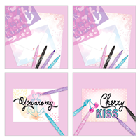 TOPModel Set de Cartas y Lettering Box