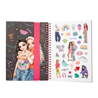 TOPModel Doodle Book neón con set de bolígrafos neón