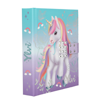 Ylvi diario con código secreto, música y luz LED