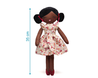 MUÑECA DE TRAPO MORENA FLORES