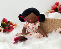 MUÑECA DE TRAPO MORENA FLORES