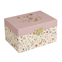CAJA DE MÚSICA JOYERO ROSA FAIRY LITTLE DUTCH