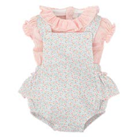 CONJ PELELE CORTO MC NIÑA CARICIA 12M ROSA