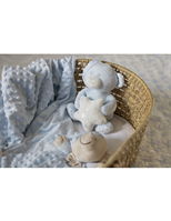 SET 3 PZS CASITA PELUCHE, MANTA Y DOU DOU AZUL