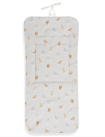 COLCHONETA REVERSIBLE NIDO ABEJA ANIMALITOS VERDE