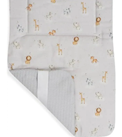 COLCHONETA REVERSIBLE NIDO ABEJA ANIMALITOS GRIS