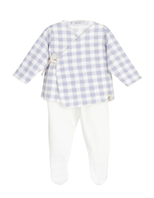 ESTUCHE REGALO VICHY - CONJ, GORRO Y MANOPLA CELESTE 1 M