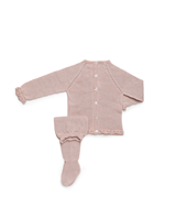 CONJ 2.P TIRAS CALADAS CIRUELA ROSA PALO 6M