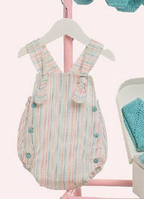 PETO TELA RAY NUDOS HELADO VERDE 6M