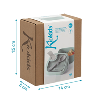 Caja Almuerzo 750ML PP SALVIA