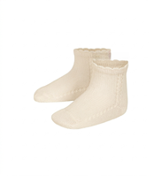 Calcetin algodon perle calado lateral T1 NATA 202