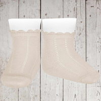 Calcetin algodon calado fino T000 LINO 304