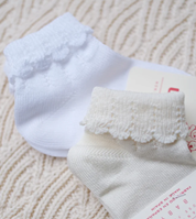 Calcetin Tobilleros ceremonia calado y puño vuelto T2 BLANCO 200