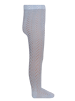 Leotardo perlé calado ptos y espiga T00 AZUL BEBE 410