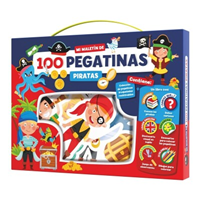 MALETIN 100 PEGATINAS - PIRATAS