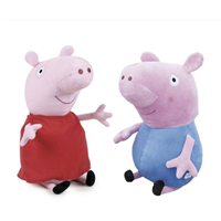 PELUCHE PEPPA PIG/ GEORGE 36 CM