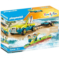 Playmobil Coche de Playa con Canoa 70436