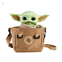 PELUCHE ELECTRÓNICO CON BANDOLERA THE CHILD-BABY YODA-GROGU 28 CM STAR WARS THE MANDALORIAN