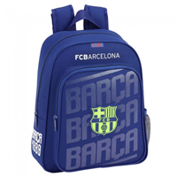 MOCHILA FC BARCELONA SEGUNDA EQUIPACION 34CM ADAPTABLE A CARRO COLEGIO