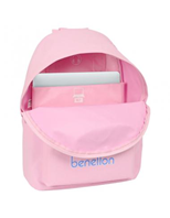 MOCHILA PINK BENETTON 41CM