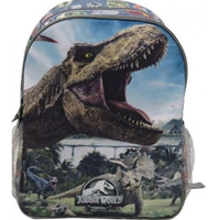 Mochila Escolar 41 Cm De Jurassic World Adaptable Para Trolley