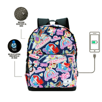 Mochila Princesas Fearless Hs 1.3, Multicolor.