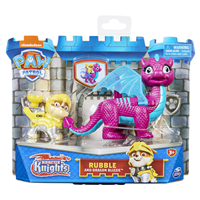 PAW Patrol, Rescue Knights Rubble and Dragon Blizzie Action 