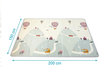 TAPETE MANTITA PLEGABLE 200X150X1 MONTAÑAS