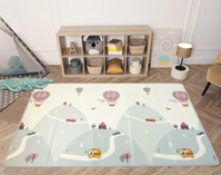 TAPETE MANTITA PLEGABLE 200X150X1 MONTAÑAS