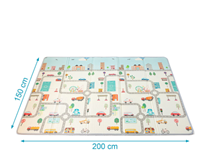 TAPETE MANTITA PLEGABLE 200 x 150 x 1 VEHÍCULOS 