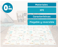 TAPETE MANTITA PLEGABLE 200 x 150 x 1 VEHÍCULOS 