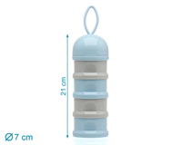 DISPENSADOR LECHE AZUL