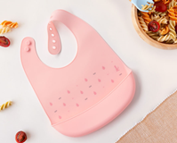 BABERO SILICONA ROSA