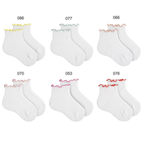 TOBILLEROS CANALE CON CURLING T00 BCO ROSA