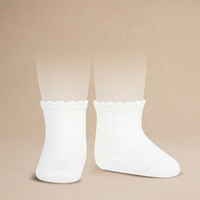 Calcetin perle calado T000 BLANCO 200