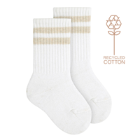 Calcetin alto algodon reciclado T2 BLANCO 200
