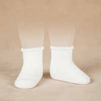 Calcetin corto puño labrado T2 BLANCO 200