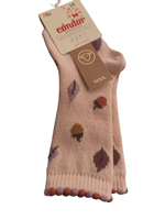 Calcetin alto mezcla lana Merino otoño T0 NUDE