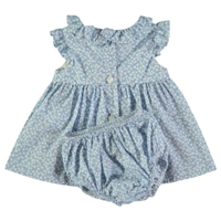 VESTIDO C/ BRAGA AZUL 1M