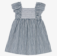 VESTIDO TIRANTE VOLANTES UTTU MARINO