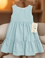 VESTIDO VERDE RAYAS 18M