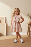 VESTIDO FLORES VOLANTE 24 M